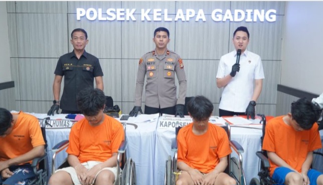 Viral! Komplotan Begal di Kelapa Gading Jual Motor Hasil Curian untuk Beli Sabu